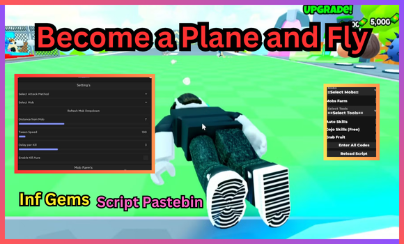 Become a Plane and Fly script