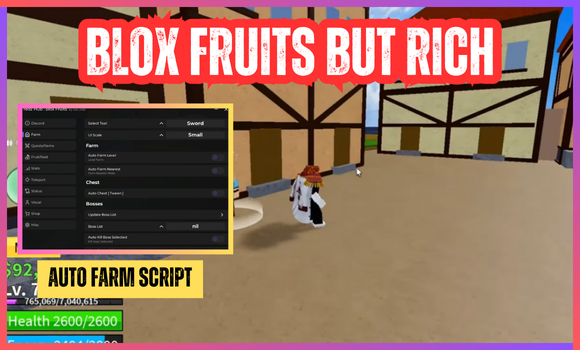 [FREE DRAGON] Blox Fruits But Rich Scripts