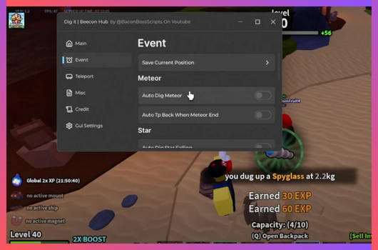 [UPD] Dig it [2X XP] Script Pastebin