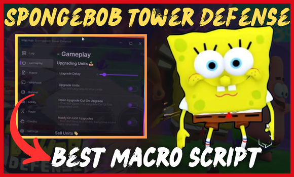 SpongeBob Tower Defense Script Pastebin [Update 8.5]