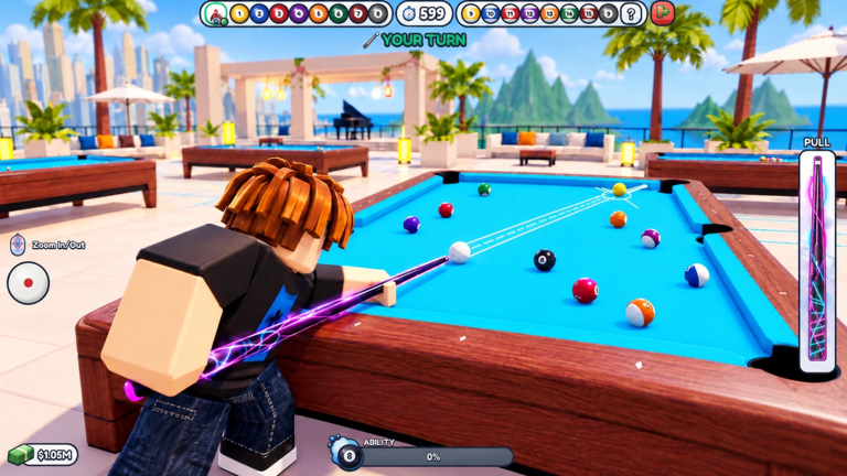 CRAZY 8 Ball Script