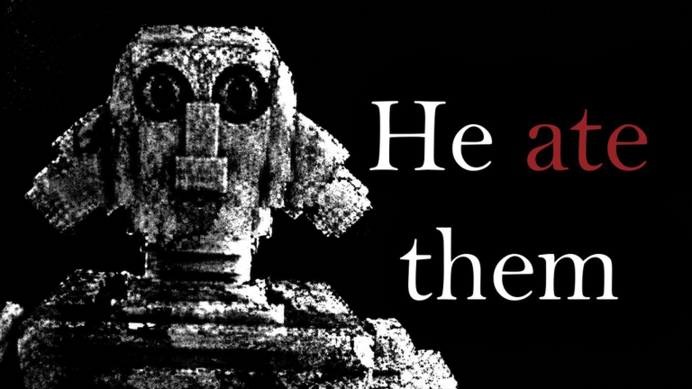 he ate them. Script